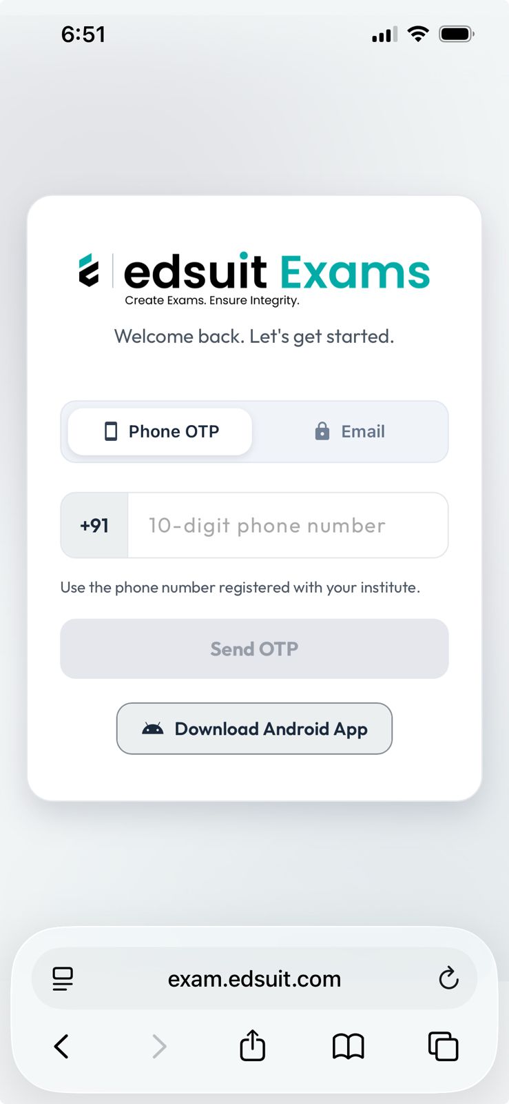 edsuit Exams App